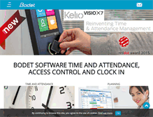 Tablet Screenshot of bodet-software.com